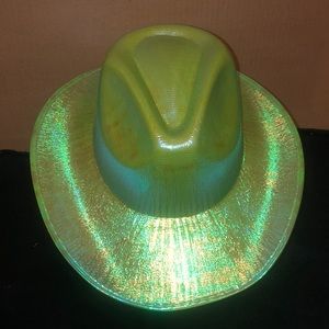 Shimmering Green Cowboy Hat